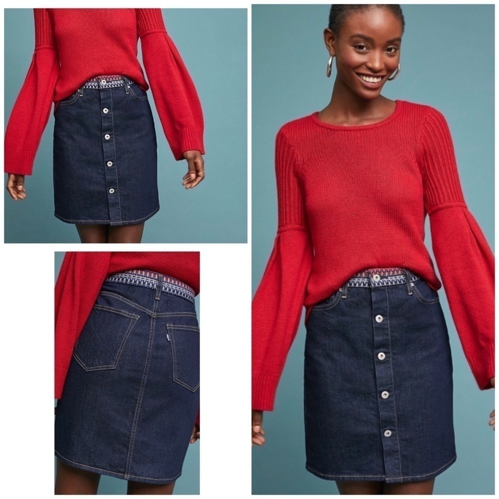 NWT Levi’s Made & Crafted Sky Rinse Denim Skirt 25​​​​​​​